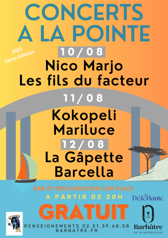 Affiche concerts 2023