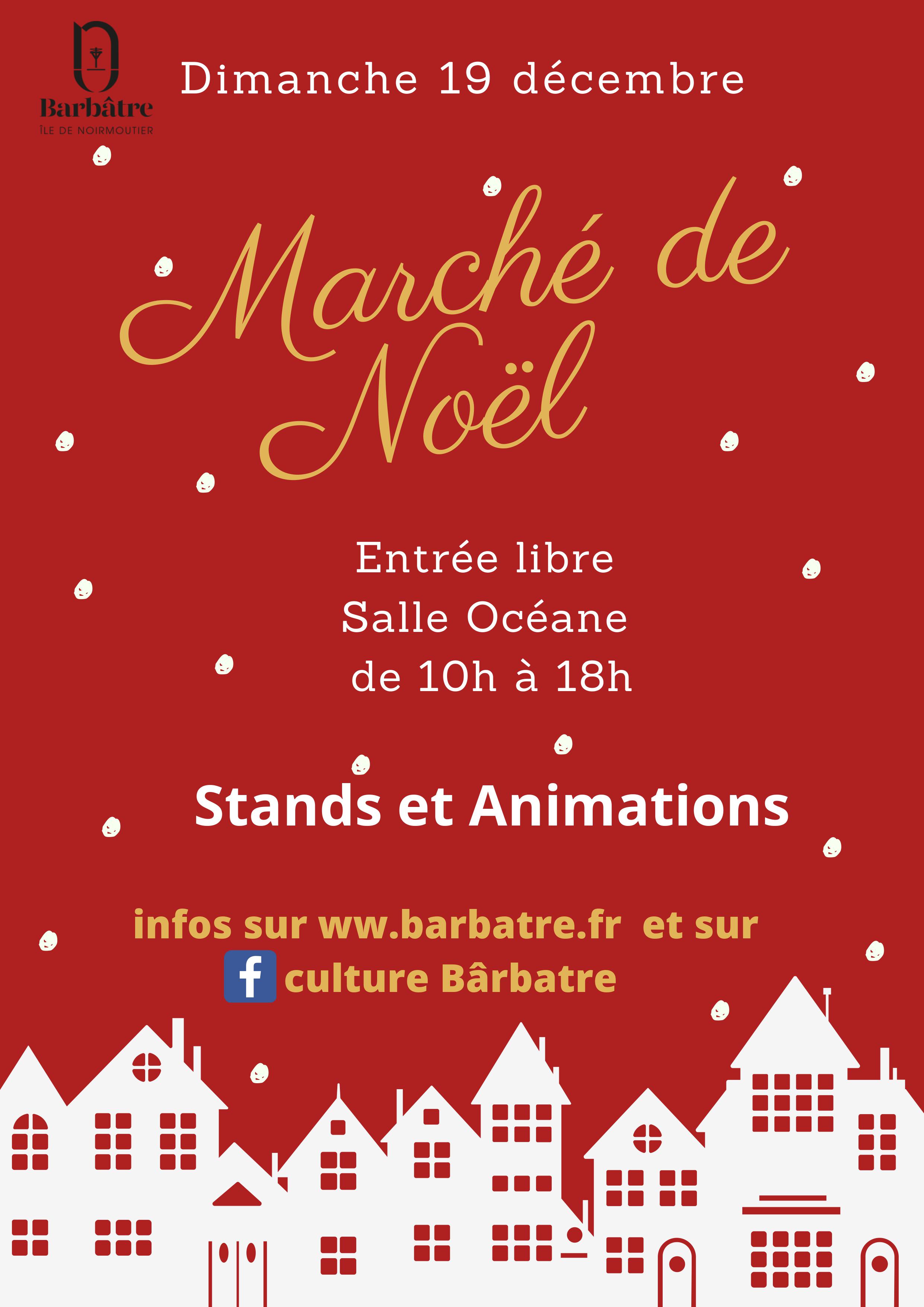 Affiche marché de Noël