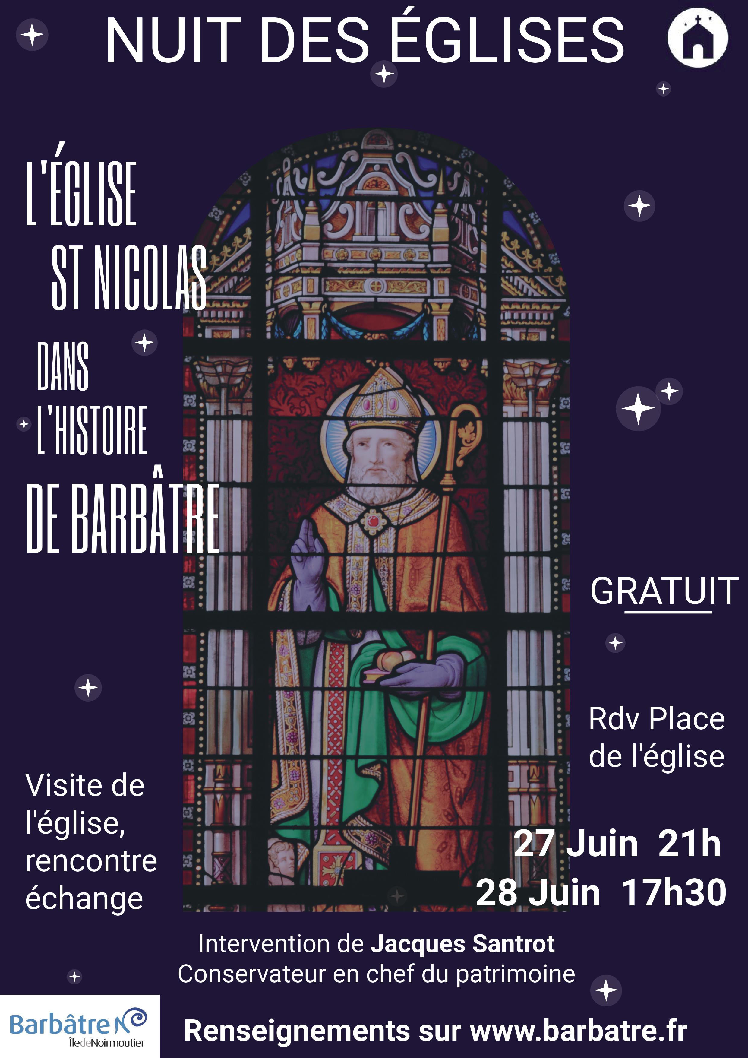 Affiche nuit des églises