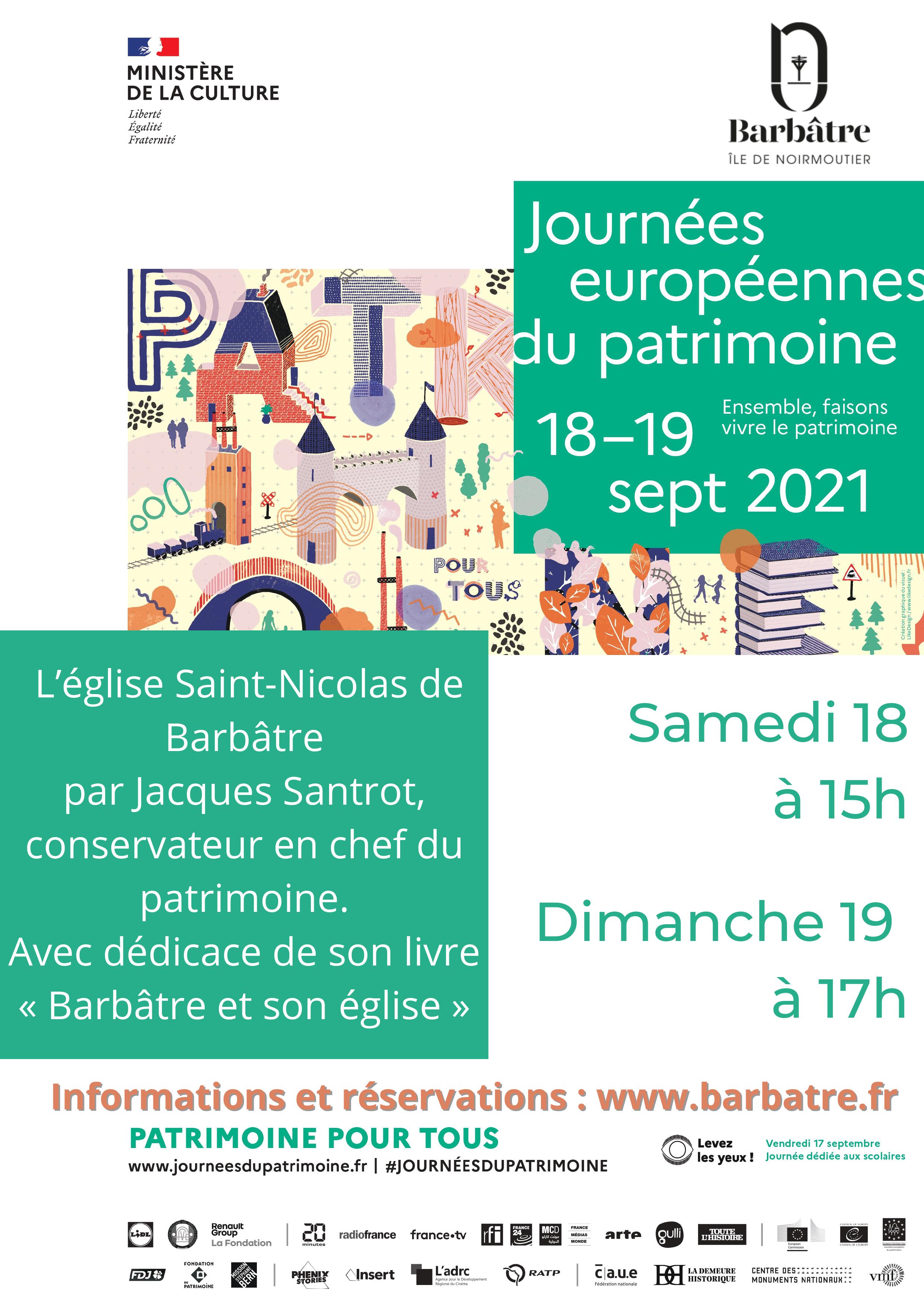 Les journées du patrimoine 2021