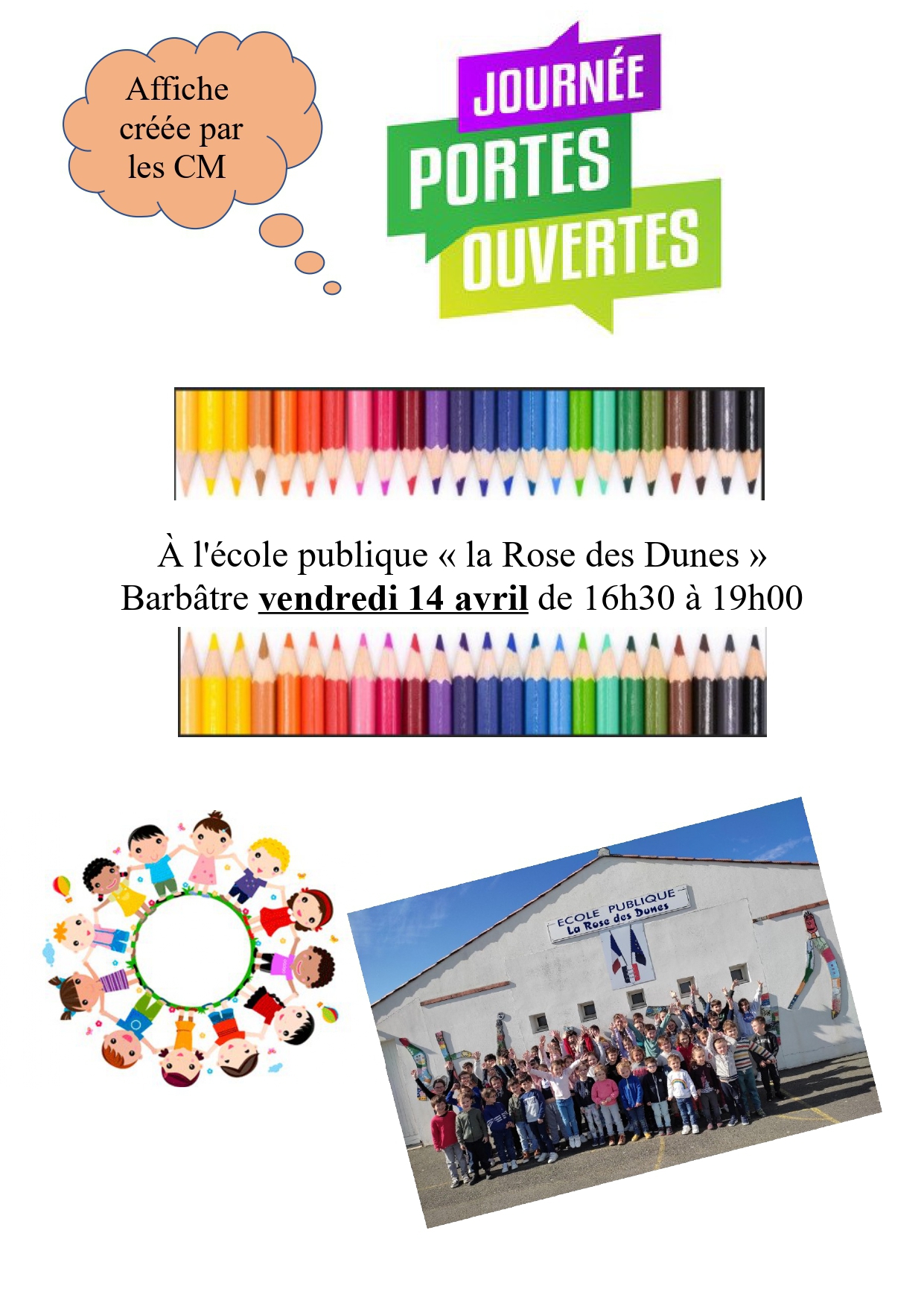 Portes ouvertes de l'école La rose des dunes
