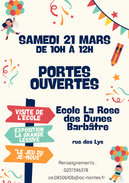 2026 - porte ouverte école