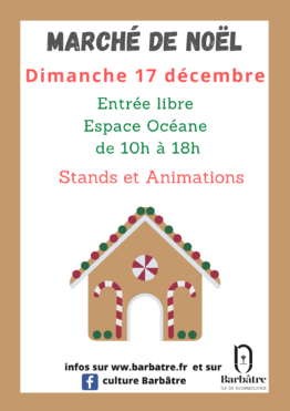 Affiche Marché de Noël