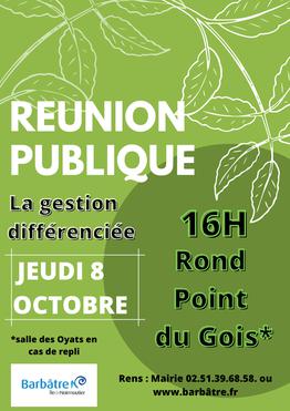 Affiche gestion différenciée