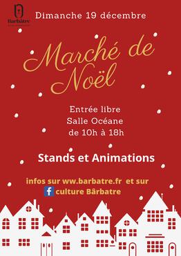 Affiche marché de Noël