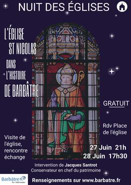 Affiche nuit des églises