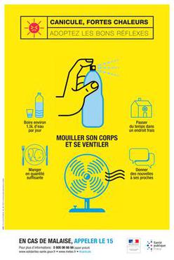 Canicule, fortes chaleurs