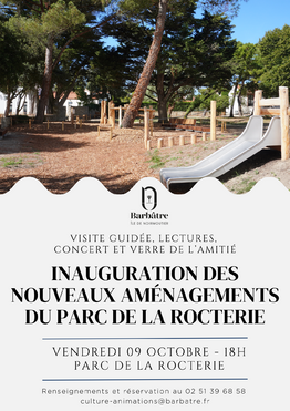 Inauguration Parc de la Rocterie