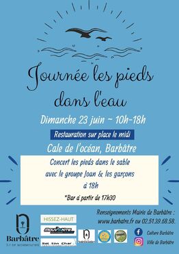 La journée les pieds dans l'eau