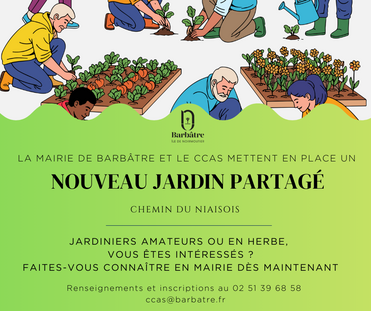 Nouveau jardin partagé