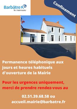 Permanences Mairie