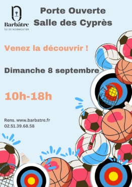 Porte ouverte salle des sports et loisirs