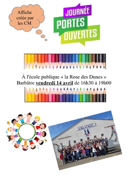 Portes ouvertes de l'école La rose des dunes