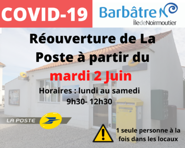 Réouverture de La Poste