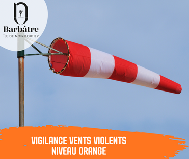 Vents violents niveau orange