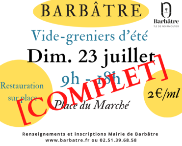 Vide grenier complet