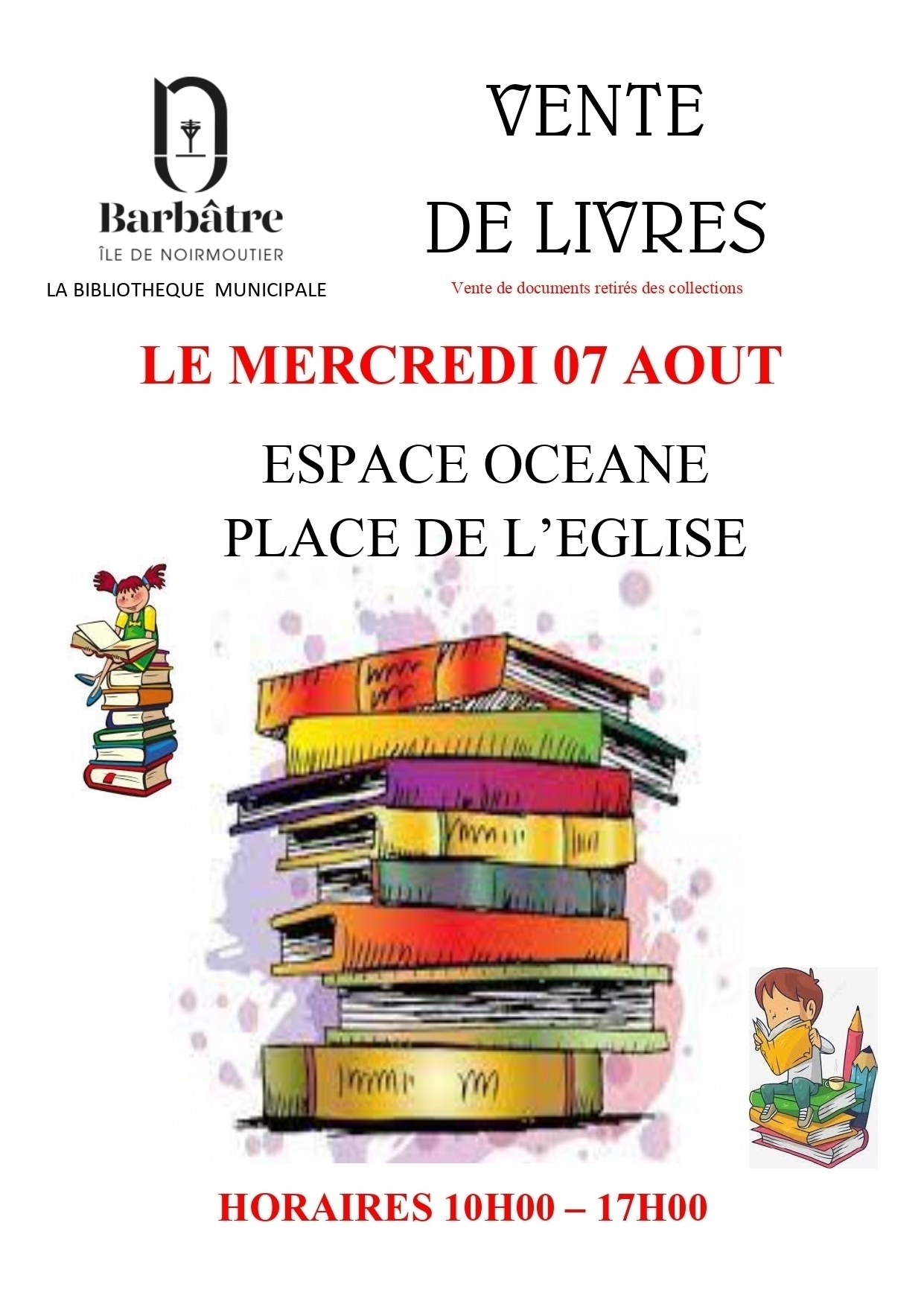 Vente de livres Bibliothèque