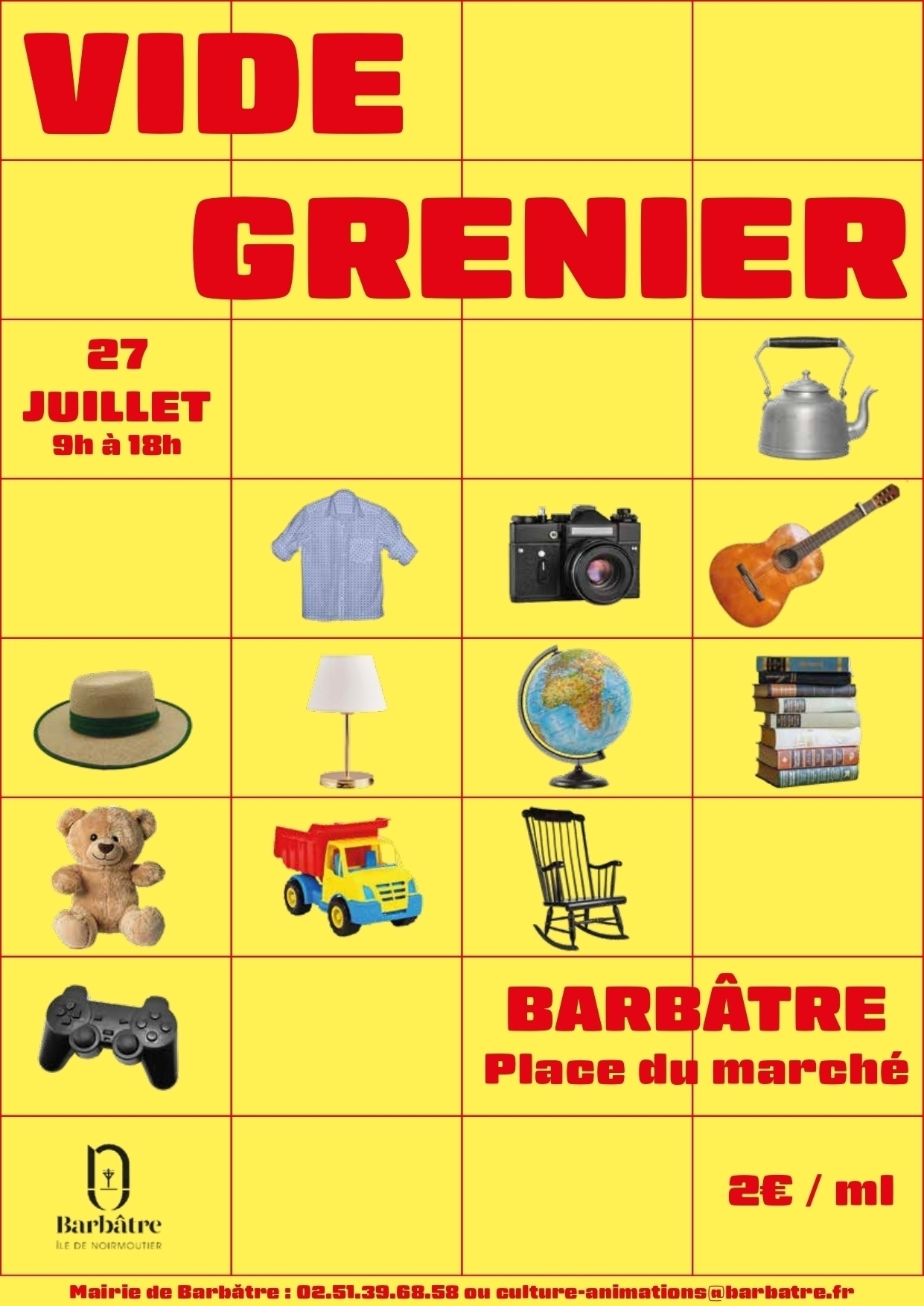 Vide-greniers été 2025